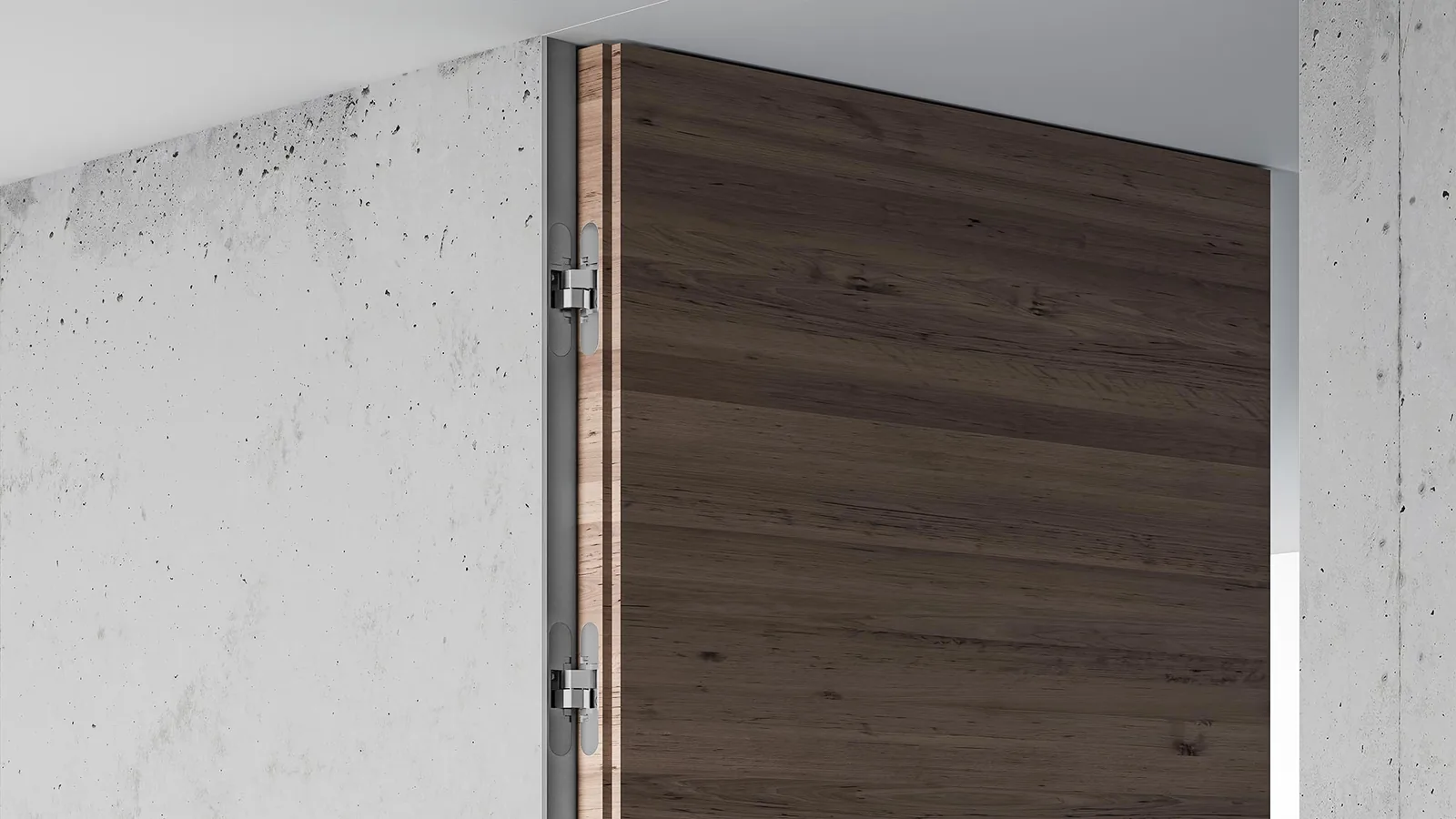 Renders de puertas de interior contemporáneas